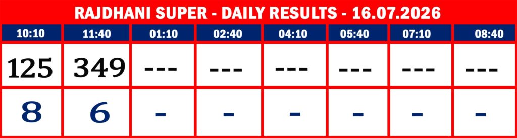 RAJDHANI RESULTS-16.07.26-02