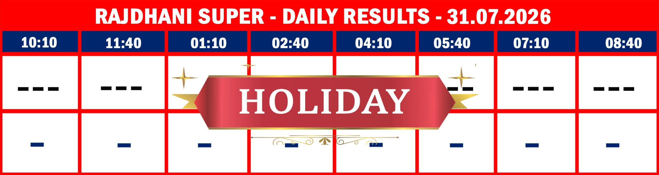RAJDHANI RESULTS-31.07.26-00